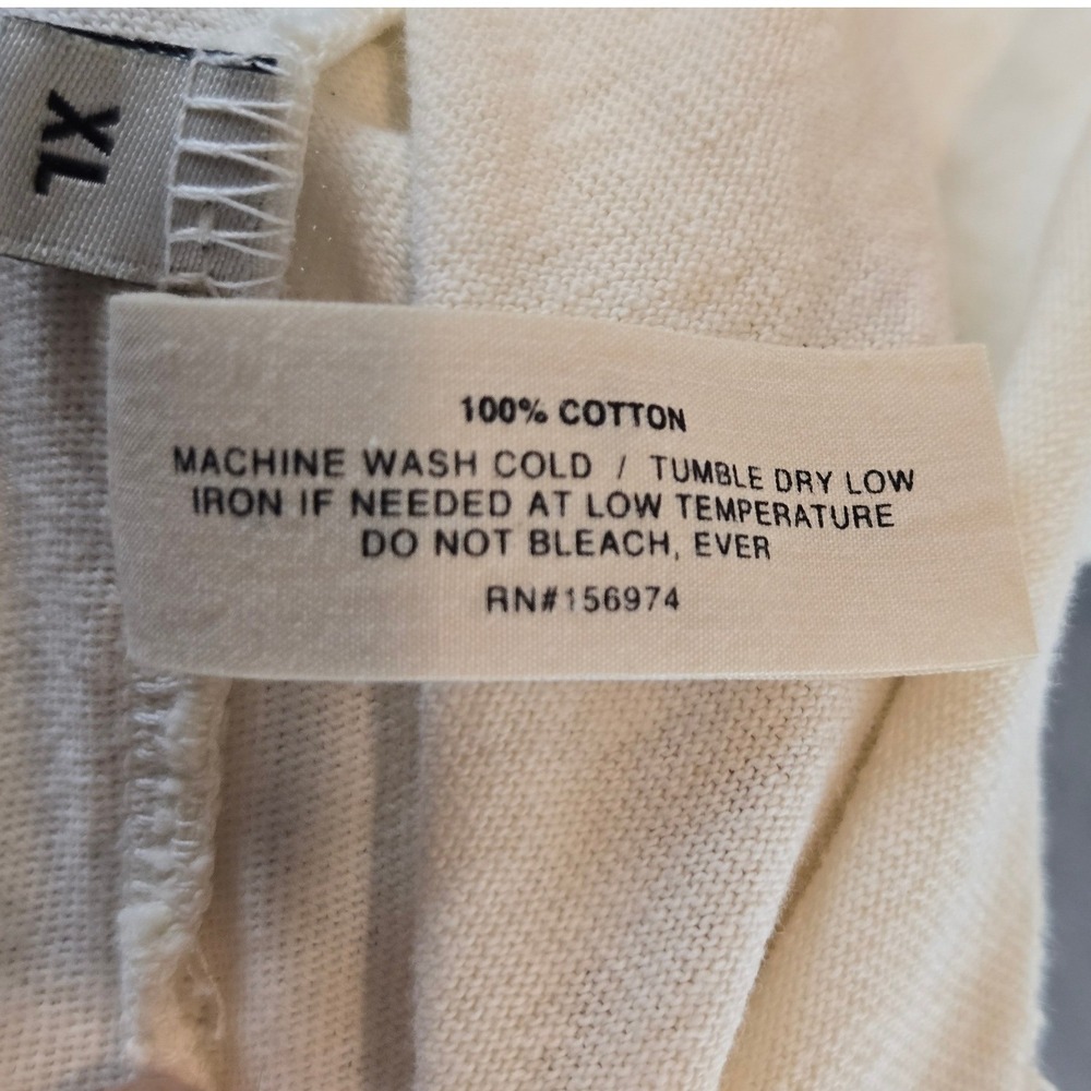 Imogene and Willie T-Shirt Mens XL Cream Peach Truck Made in USA Cotton - Picture 5 of 10